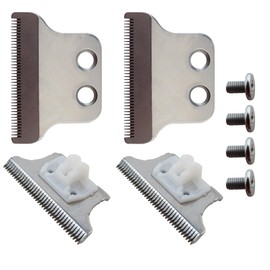 Feuaue Upgraded T Blade Detachable Blades Set Fit for Wahl Trimmers Detailer (8081) Cordless Detailer LI (8171) 5 Star Series T Wide Replacement Cutter, Pack of 2