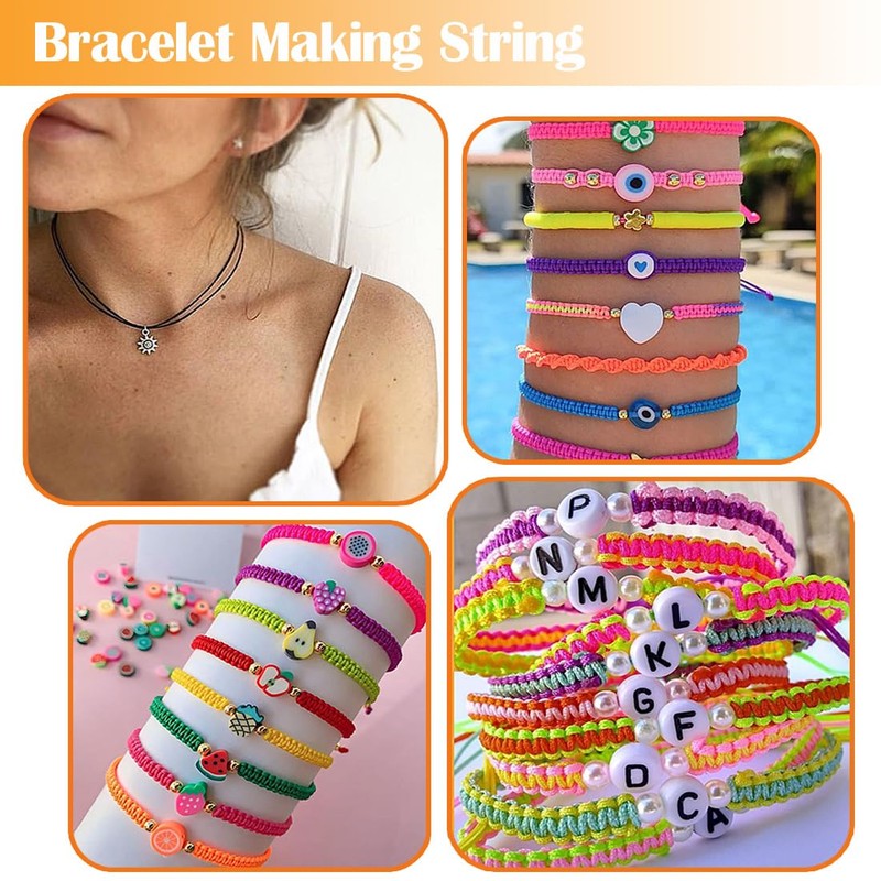 Suo Long 15 Colours Nylon String 1mm for Bracelet Making