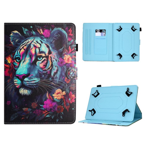 Auslbin Colourful PU Case for Universal Tablet 9.7-11 Inch, Colourful