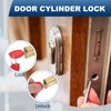 PATIKIL European Double Lock Cylinder, 100mm(37.5/10/52.5) Door Cylinder Lock with