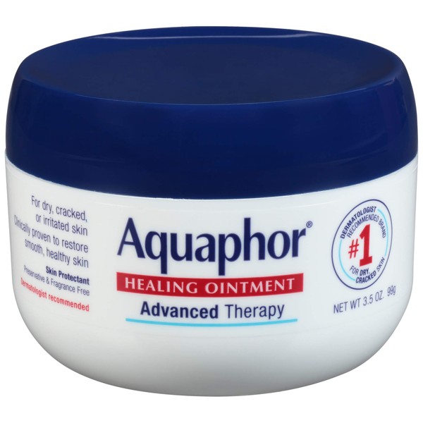Aquaphor Healing Ointment, Advanced Therapy, Jar, 3.5 Oz