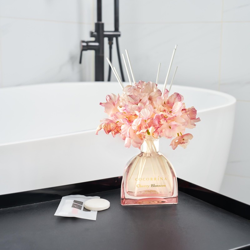 COCORRÍNA Reed Diffuser - 8.5 Oz Cherry Blossom Reed Diffuser