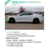 PWOBVZ Dynamic Green LED Side Marker Lights for Chevy Camaro