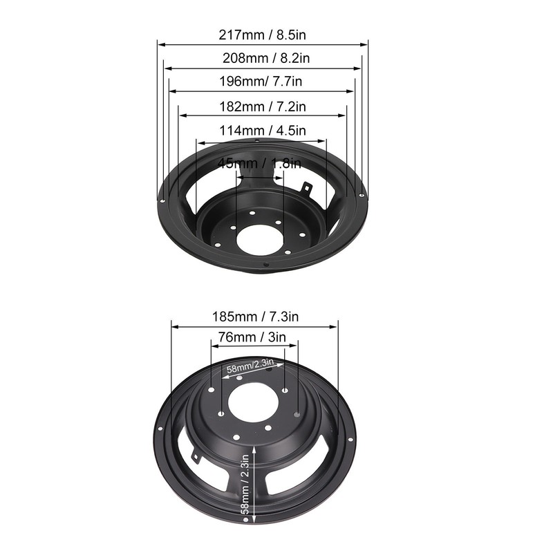 4pcs Speaker Basin Stand Reverse Subwoofer Basin Bracket Repair Parts