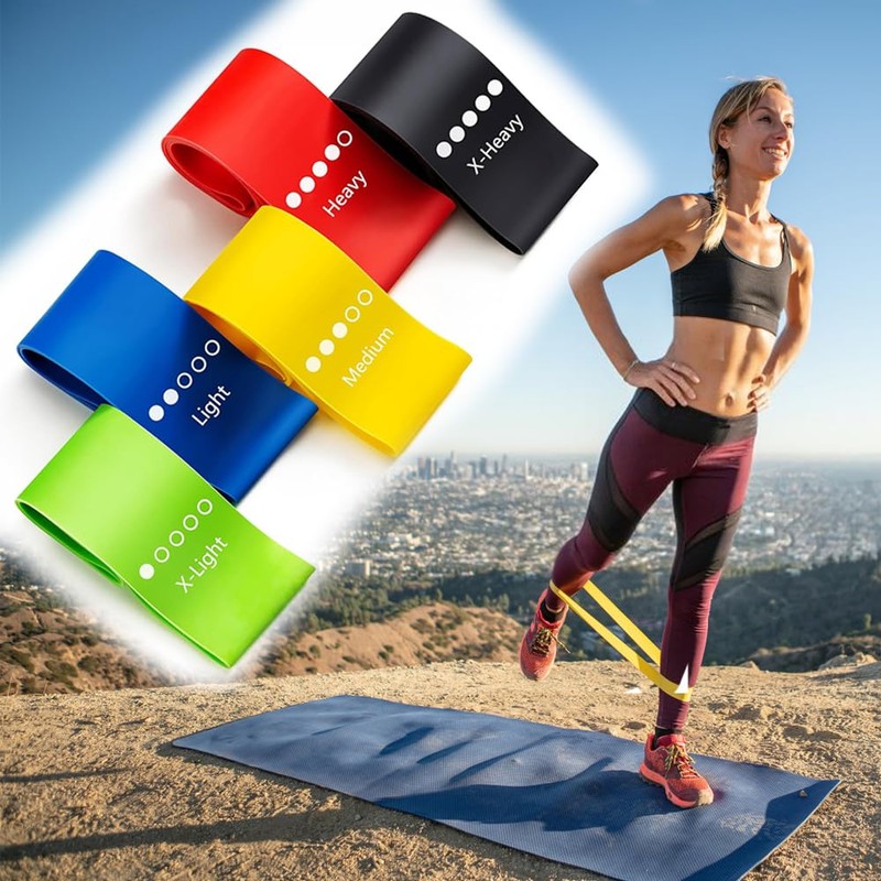 Ram® Resistance Bands For Men And Women 5 Different Level