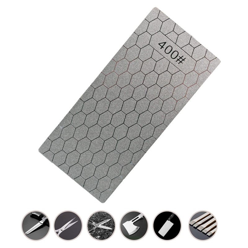 Jewboer 5 Pieces Diamond Sharpening Stone Set,Diamond Lapping Plate Coarse/Medium/Fine