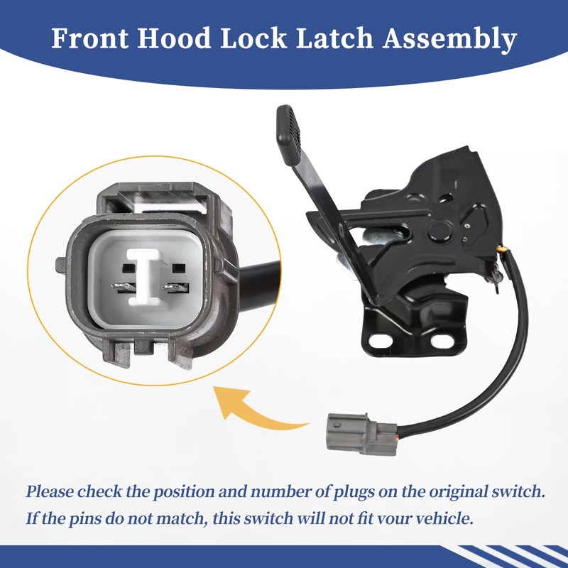 Getfarway Front Hood Lock Latch Assembly 74120-S6M-506 Compatible with Acura