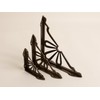 Antique Brass Flower Shelf Brackets | Heavy Duty Brackets for