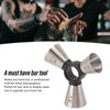 3 End Bar Measuring Cup 304 Stainless Steel Ergonomic Wine