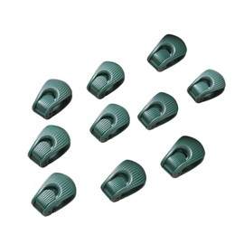 JIMIGUGU Duvet Clips Anti-Slip 10pcs Strong No Needle Anti Shift, Lightweight and Compact, Anti-Slip, Futon Fastener, Won't Damage Your Futon, Blanket Clips, Sheet Blankets (Dark Green)