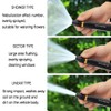 QKUSE Garden hose nozzle metal high-pressure spray, multiple adjustable spray