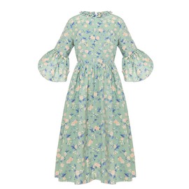 GRACEART Colonial Girls Dress Pioneer Costume Prairie Pilgrim Dress Kids (Color-01, 10)