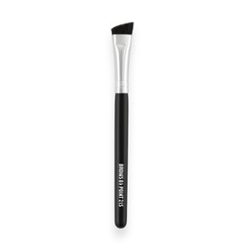 F.A.R.A.H Brows On Point 215 – Precision Brow Brush with Vegan Bristles – Wooden Handle & Brass Ferrule for Flawless Eyebrow Definition