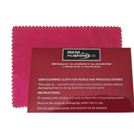 Nushine Gem Cleaning Cloth - Small (11.5 x 16.5cm) with Wallet