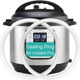 Paquete de 2 anillos de sellado de 3 cuartos para olla instantánea, anillo de sellado sin BPA piezas de repuesto para InstantPot 3QT, junta de grado alimenticio para Instantpot Mini 3 cuartos de galón