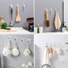 GlobaLink Bathroom Suction Hooks - 6 Pack Reusable Sucker Hooks