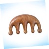 Vaguelly Green Sandalwood Massage Comb Anti-Static Wooden Hair Comb for