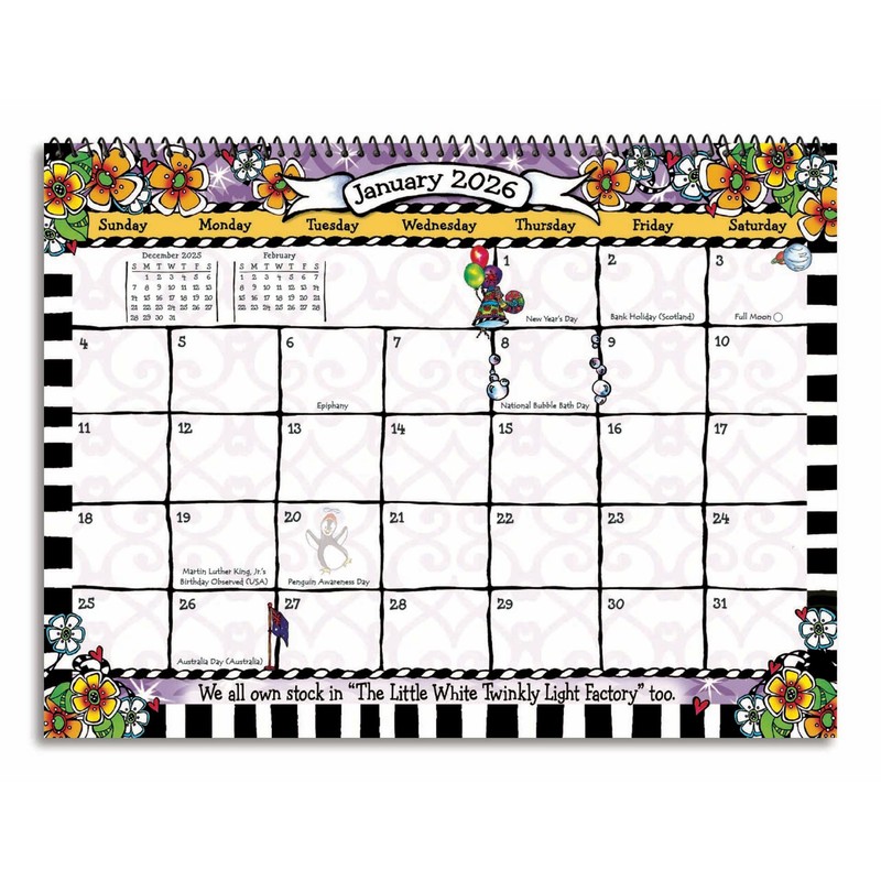 Blue Mountain Arts 2026 Wall Calendar — My Incredible Granddaughter,