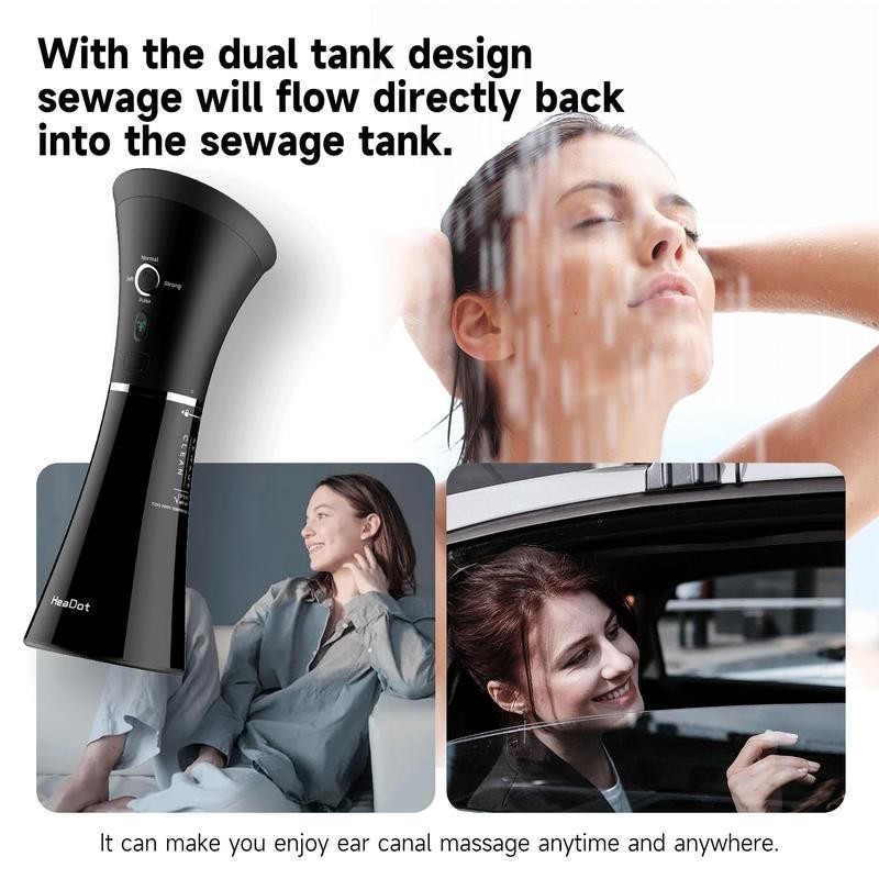 HeaDot Water Powered Ear Cleaner - Effective Rechargeable Ear Cleaning