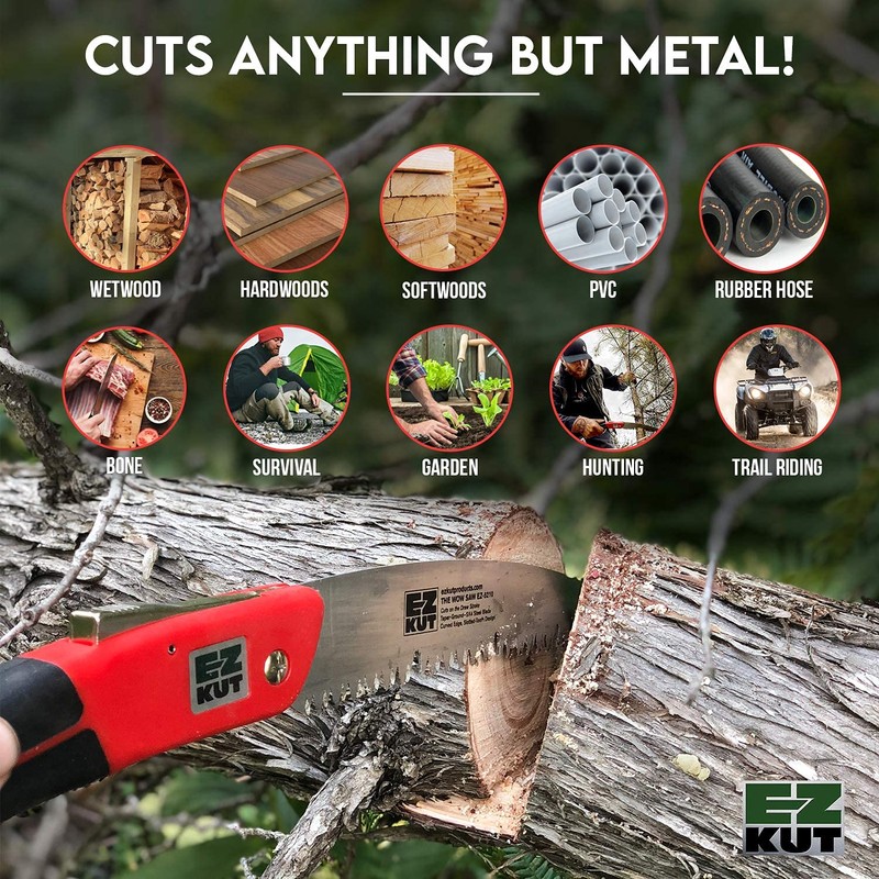 EZ KUT WOW Folding Saw 10” – Heavy-Duty Hand Saw