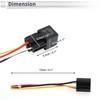 RATCHROLL 4 Pins 48V 80A 2 Pcs Auto Relay with