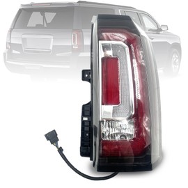 BZLINQUAN GM2801268 LED Tail Light Assembly Compatible With 2015-2020 GMC Yukon XL Denali SLE SLT Red Tail Brake Lamp LED Stop Lamp Rear Taillight Right Passenger Side #84536243,23380460