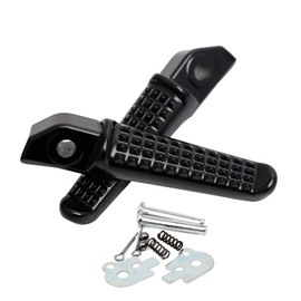 Minho MSX125 Motorcycle Footpeg Front Rear Foot Pegs Footrest Peg for Honda Grom MSX125 CBR600 CBR1000 ，Black