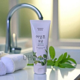 Happybath 해피바스 클렌징폼 200g 1개입 어성초 모공케어 Happy Bath Cleansing Foam 200g with Mugwort Pore Care