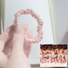 Votvlog Pack of 12 Scrunchies Hair Bobbles Silk Hair Rings