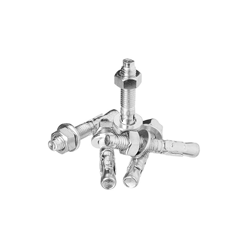 AHC K-ZYTB1280B5 M12 x 80 mm Through Bolts - Zinc