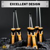 6-Piece Magnetic Screwdrivers Set, 3 Phillips and 3 Slotted Tips