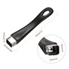 MECCANIXITY Pan Replacement Handle Black 183mm/7.2inch with Screw Nonstick Saucepan