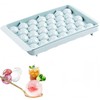 Round Ice Cube Tray, 33 Balls, 25 x 15 cm,