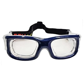 Goggle Deportivo Graduable para Adulto Banda Elastica Ajustable + Estuche y Microfibra De Regalo (Azul)