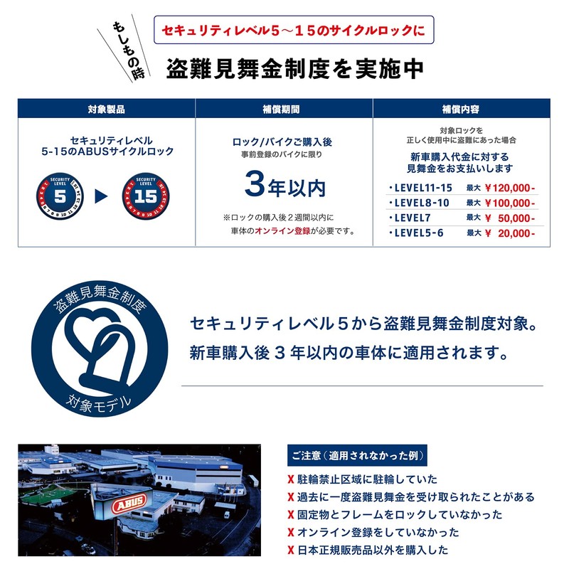 ABUS BORDO LITE SH 6055 Bicycle Key Folding Lock Blade