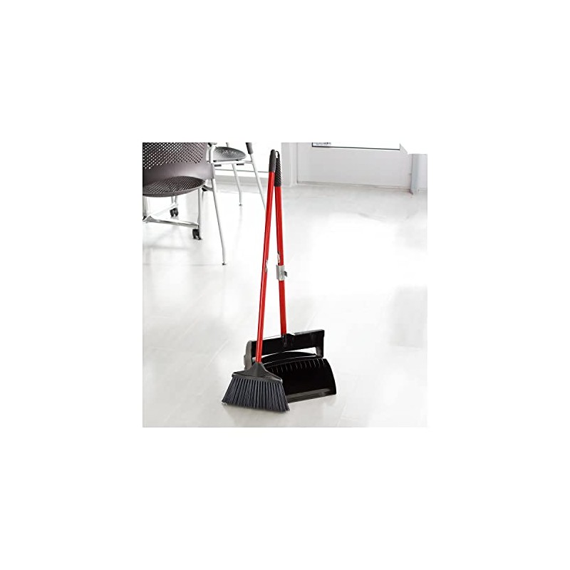 Libman 917 Lobby Broom and Dust Pan (Closed Lid)