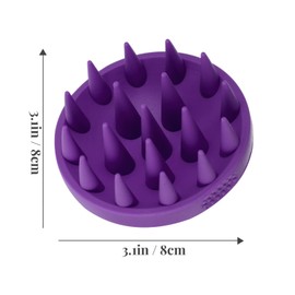 FOMIYES Portable Scalp Brush Wear-resistant Scalp Exfoliator for Daily Use Suitable for All Hair Types Comfortable Massaging Action