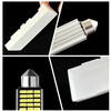 Lunwag Interior Dome Light Lens Cover/LED with LED White Blubs