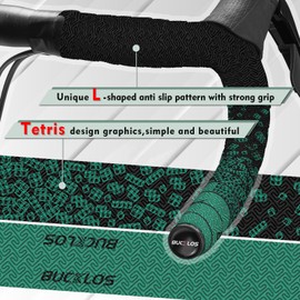 BUCKLOS Bike Handlebar Tape for Road Bike Comfortable Bicycle Handlebar Tape EVA Bike Bar Tape Grip 2 Pcs Bicycle Drop Bar Wraps Green