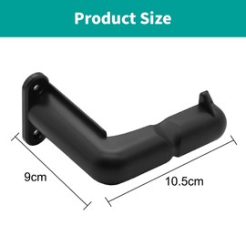 BRIOTA for Shark Hoover Wall Mount Bracket IX141 IZ562H IZ682H IZ361H IZ462H IZ163H IZ363Ht IZ483H V10/V11/V12/V15 with 2 Screw & Plugs, Cordless Wall Mount Vacuum Accessories