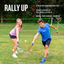 Juego de bádminton de repuesto Franklin Sports – 2 raquetas y 2 volantes
