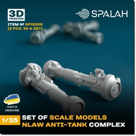 Sparach SPU12335 NLAW Anti-Tank Missile 2-Piece Resin Kit (Military)