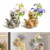 2Pcs Cat Whisker Fridge Magnets, Clear Acrylic Pet Fur Keepsake