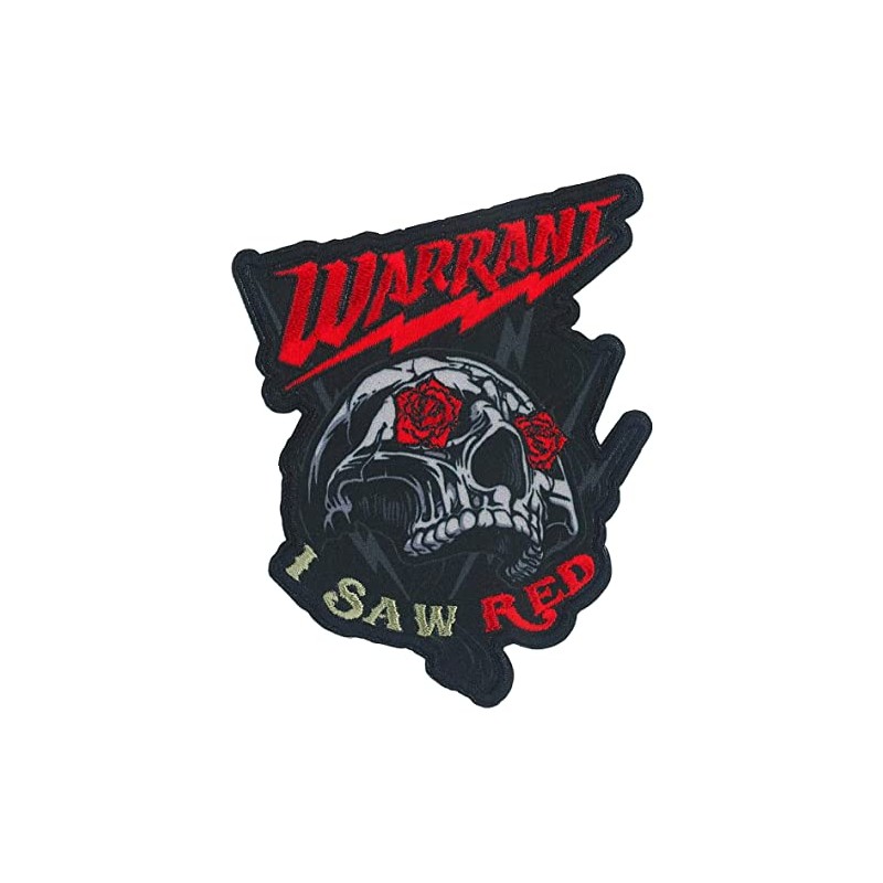 C&D Visionary Warrant I Saw Patch, Black, Red