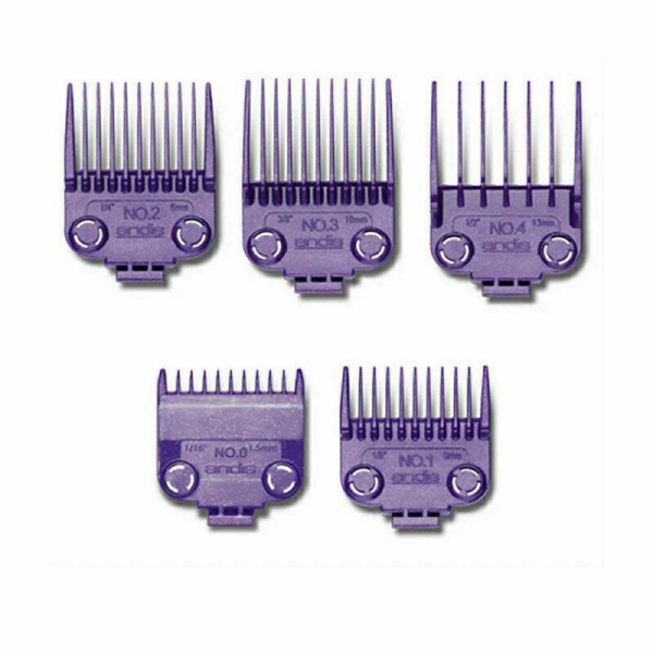 Andis #01410 Dual Magnet Small Comb Set 5 Pack Barber