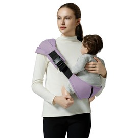 Toddler Sling Carrier, Baby Sling Carriers, Hip Holder Carrier for Baby Purple