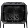 Saturnpower Large Composting Tumbler Dual Chamber Outdoor Garden Rotating Compost