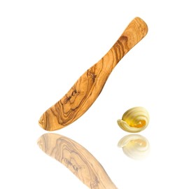 Dolce Oli Olive Wood Butter/Cheese Knife Spreader 100% Mediterranean Olive Wood, Handmade Charcuterie Board Accessories