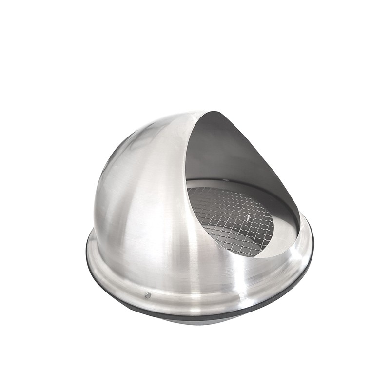 Intelmann Stainless Steel Weather Protection Grille Diameter 100 Spherical Shape