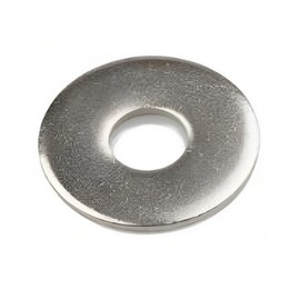 Washers M5 Stainless Steel – DIN 9021 – Washers – U Washers – Flat Washers (Size: M5; Quantity: 10 Pieces)